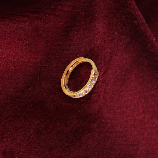 Gold Zirconia Nose Ring
