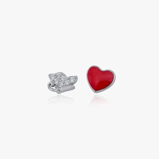 Heart Stone Square Ring