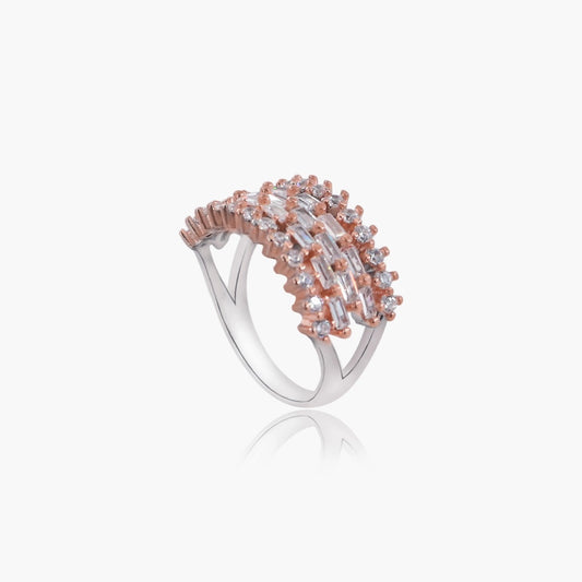Two Tone Bloom Ring