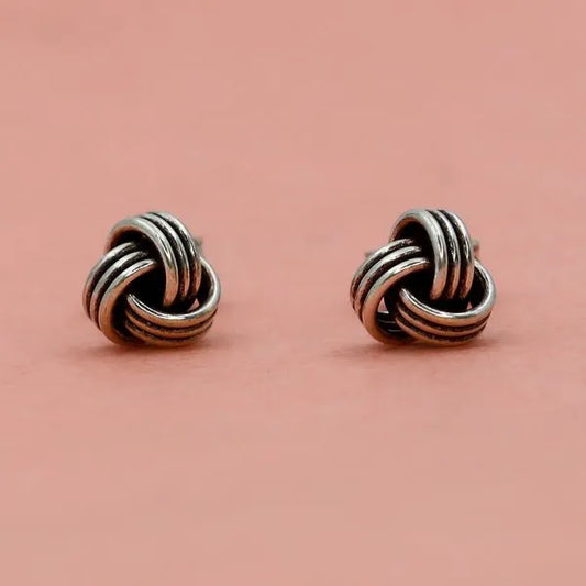 Love Knot Stud Earrings