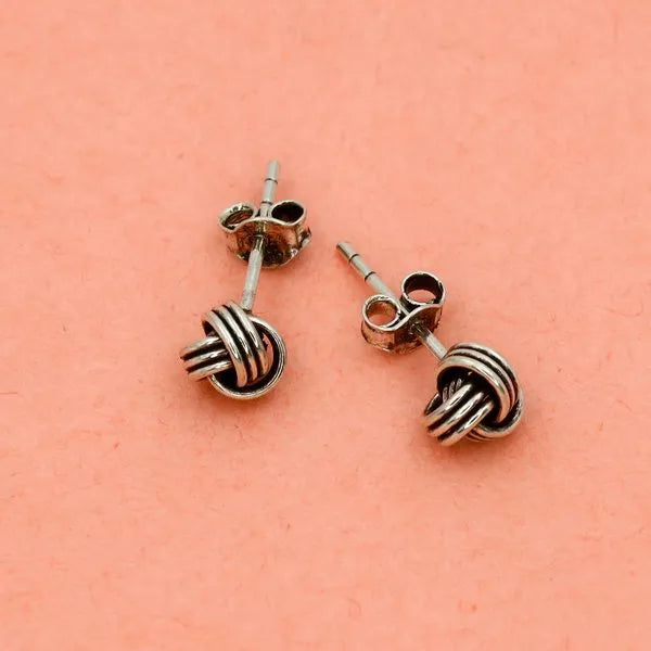 Love Knot Stud Earrings